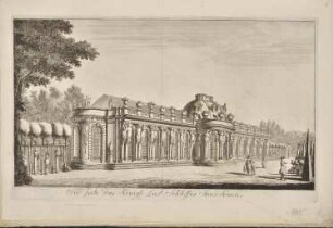 Schloss Sanssouci von Südwesten