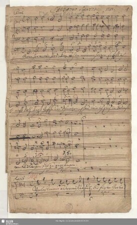 Choral: Komm her mein Herr komm ruh in meinem Herzen