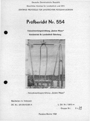 Halsrahmenfangvorrichtung System Meyer