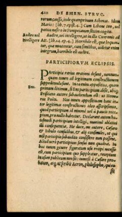 Participiorum Eclipsis.