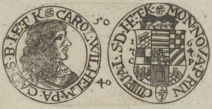 Bildnis von Carolus Wilhelmus, Fürst von Anhalt-Zerbst