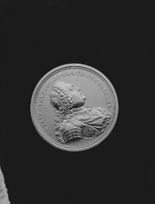 Medaille: Bildnis Friedrich August II., Kurfürst von Sachsen