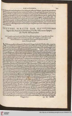 Lettere, scritte dal illustrissimo Signor don Antonio di Mendozza [...]