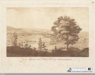 Aussicht in das Nekar-Thal bey Untertürkheim