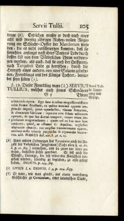 §.33. - §. 44. [Servii Tullii]