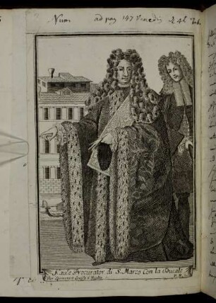 [...] Procurator di S. Marco Con La Ducale