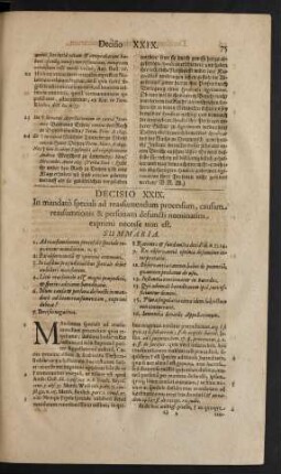 Decisio XXIX.