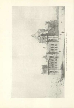 Reichstagsgebäude - Preisgekrönter Entwurf, Südfront