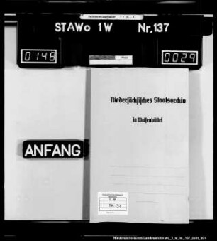 Übersendung des Depositengeldes durch das Tribunal 1.Instanz in Blankenburg und die Auszahlung der angeforderten Depositen