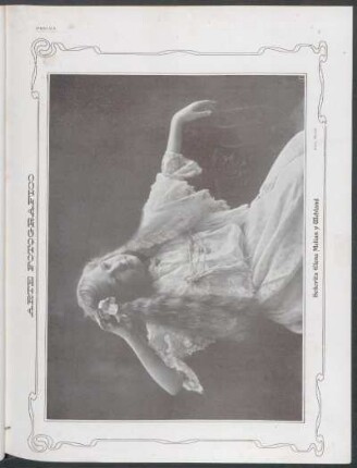 [Fotografía de] Arte fotográfico - Señorita Elena Melían y Wehland