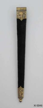 Dolchscheide / Garnitur bestehend aus Rapier, Dolch und Dolchscheide