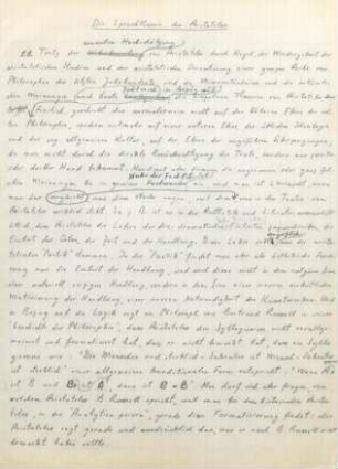 Die Sprachtheorie des Aristoteles : Aufsatz; Notizen