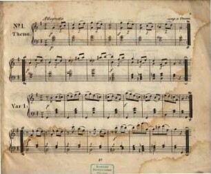 Der lustige Leyermann : musicalische Zeitschrift für fröhliche Pianofortspieler, leichte gefällige Musikstücke und launige Gesänge enthaltend. 2. 1827