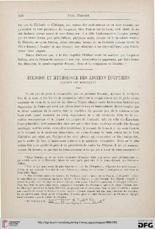5: Religion et mythologie des anciens égyptiens, [3] : D'aprés les monuments