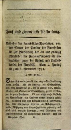 Christoph Girtanners Historische Nachrichten u. politische Betrachtungen über die französische Revolution. 14.