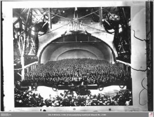 Generalprobe der Frankfurter Sänger beim Sängerfest