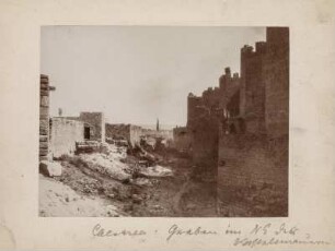 Zitadelle von Kayseri : Burggraben der Festung von Kayseri.