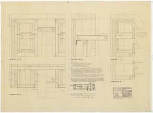 GDF Wüstenrot, Ludwigsburg Innenausbau: Theke Eingangshalle: Details 1:1