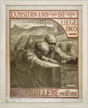 Plakat "Exposition universelle et internationale de Liège 1905"