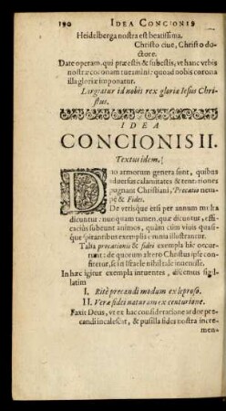 Idea Concionis II.