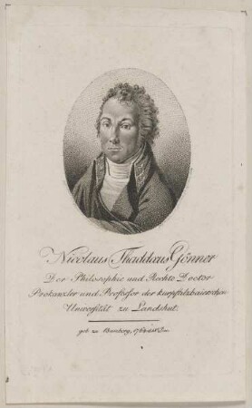 Bildnis des Nicolaus Thaddaeus Gönner