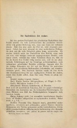 Litterargeschichtliche Studien über Euklid