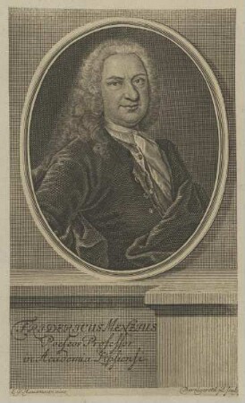 Bildnis des Fridericus Menzius
