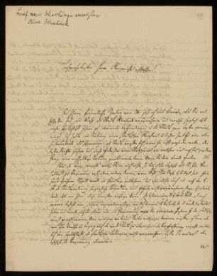 Brief von Johann Karl Bertram Stüve an Gottlieb Planck, Osnabrück, 26.7.1869