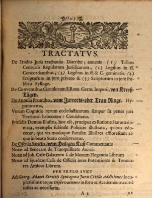 Petri Mülleri, ICti Et In Academia Ienensi Professoris Ordinarii Editorum Tractatuum Et Dissertationum Catalogus