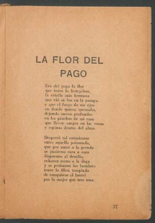 La Flor del Pago