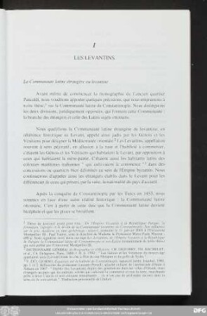 La Communauté latine étrangère ou levantine