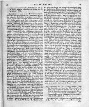 Diel, A. F. A.: Ueber den innerlichen Gebrauch der Thermalquellen in Ems. Frankfurt am Main: Andreä 1832
