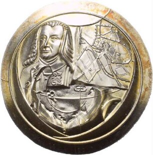 Esslinger Kunstmedaille von Victor Huster auf Tobias Mayer