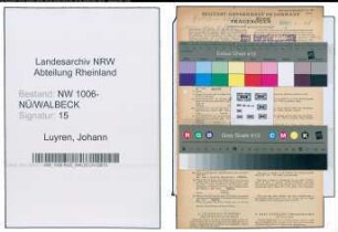 Entnazifizierung Johann Luyren , geb. 02.03.1906 (Landwirt)