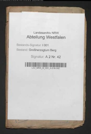Das den Armen im Testament des Arnold Henrich Fuhrmann in Gütersloh vermachte Legat