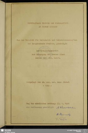 Nichtlineare Theorie der Wärmeleitung in festen Körpern