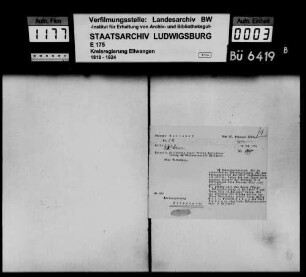 Schreinerinnung für den Oberamtsbezirk Gaildorf