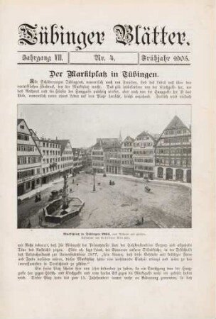 57-61 Der Marktplatz in Tübingen
