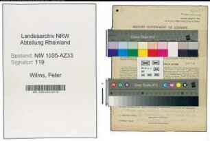 Entnazifizierung Peter Wilms , geb. 16.01.1903 (Bergmann)