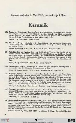 Keramik (Nr. 154-160)