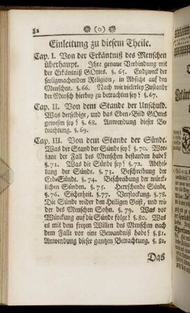 Einleitung zu diesem Theile