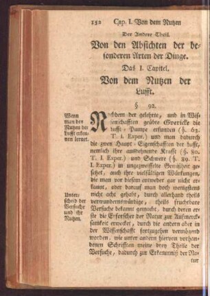 I. Capitel. Von dem Nutzen der Lufft