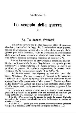 Capitolo I. Lo scoppio della guerra