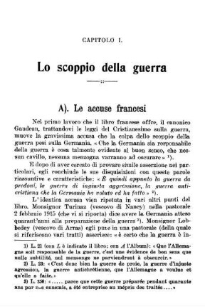 Capitolo I. Lo scoppio della guerra