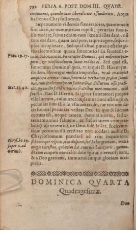Dominica Qvarta Quadragesimae. [Concio Prima - Concio Qvinta.]