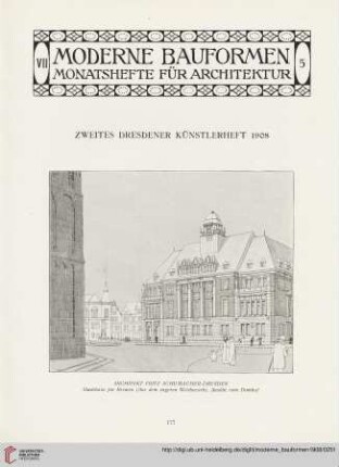 7: Zweites Dresdener Künstlerheft 1908