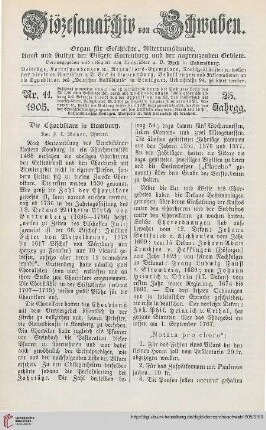 23: Die Chorvikare in Komburg, [1]