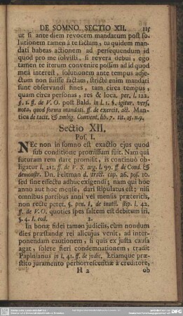Sectio XII.
