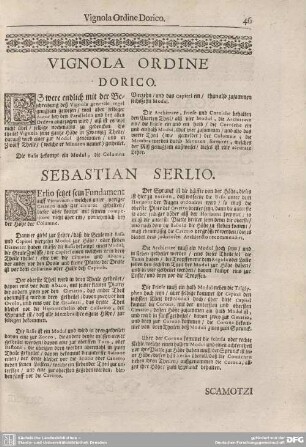 Vignola Ordine Dorico.