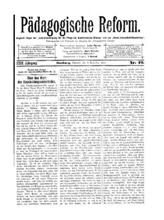 Über den Wert des Haushaltungsunterrichts